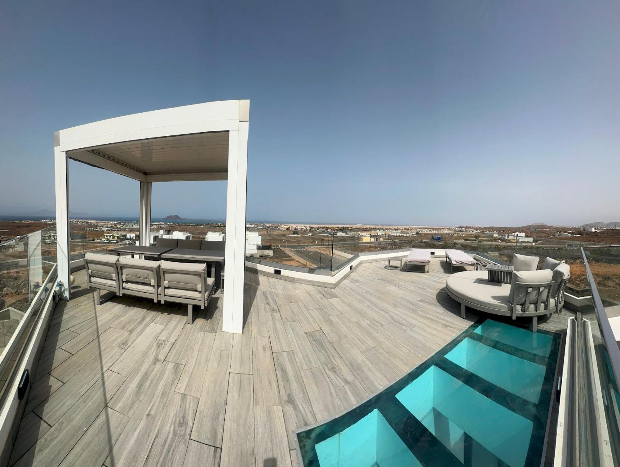 Villa Poseidon Corralejo With Private Heated Pool, Sauna And Stunning Volcano Views By Amazzzing Travel Eksteriør billede